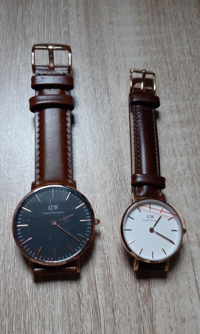 Daniel wellington couple ori Fesyen Wanita Jam Tangan di Carousell