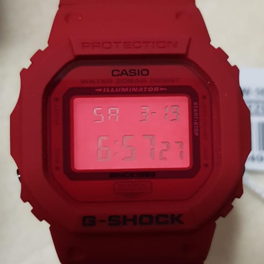 DW 5635C 4 Red Out 30th Anniversary Casio G shock