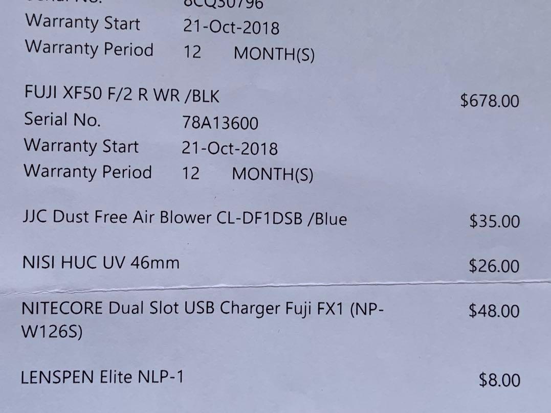 Fuji XF50mm F2 R WR, Photography, Lens & Kits on Carousell