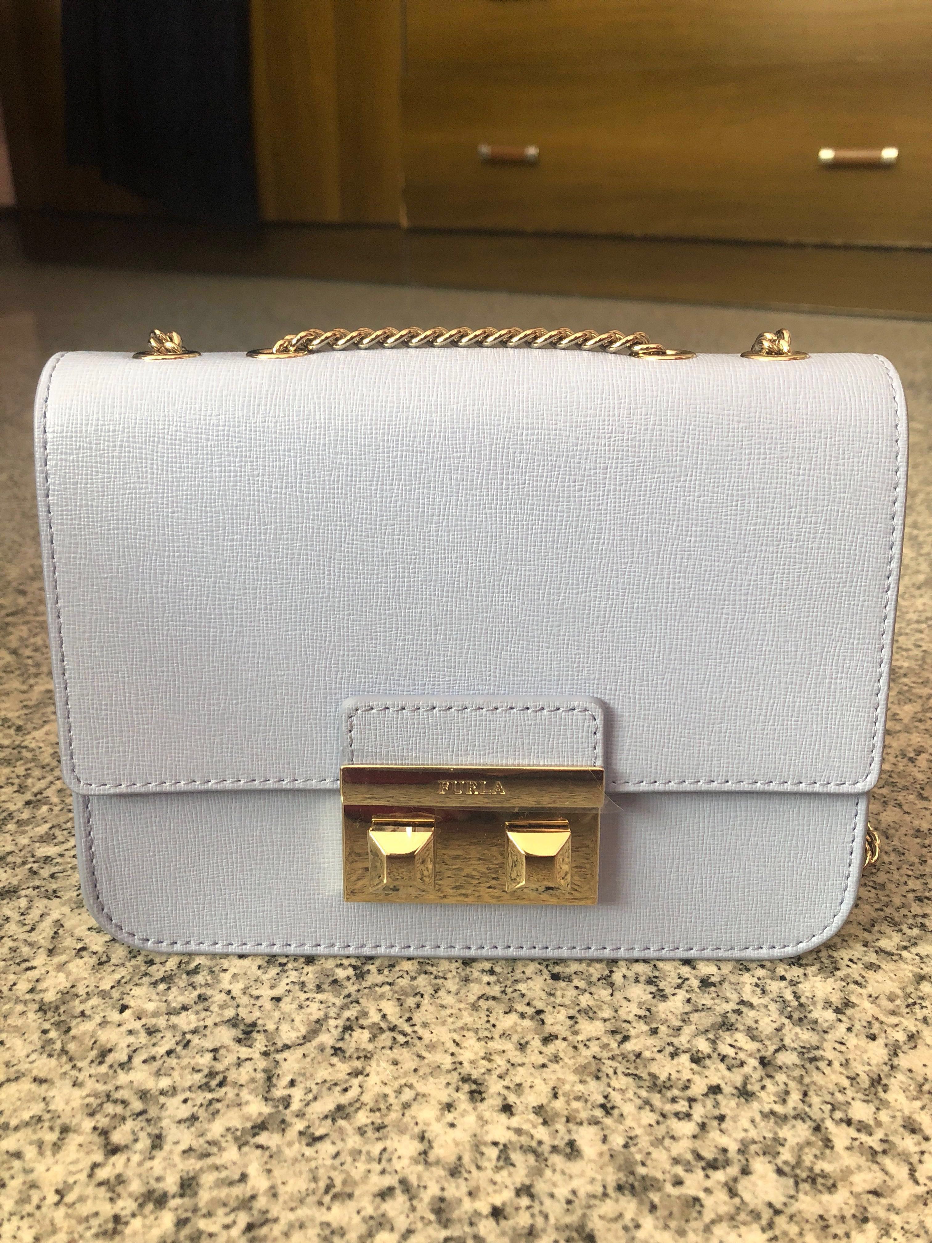 furla light blue bag