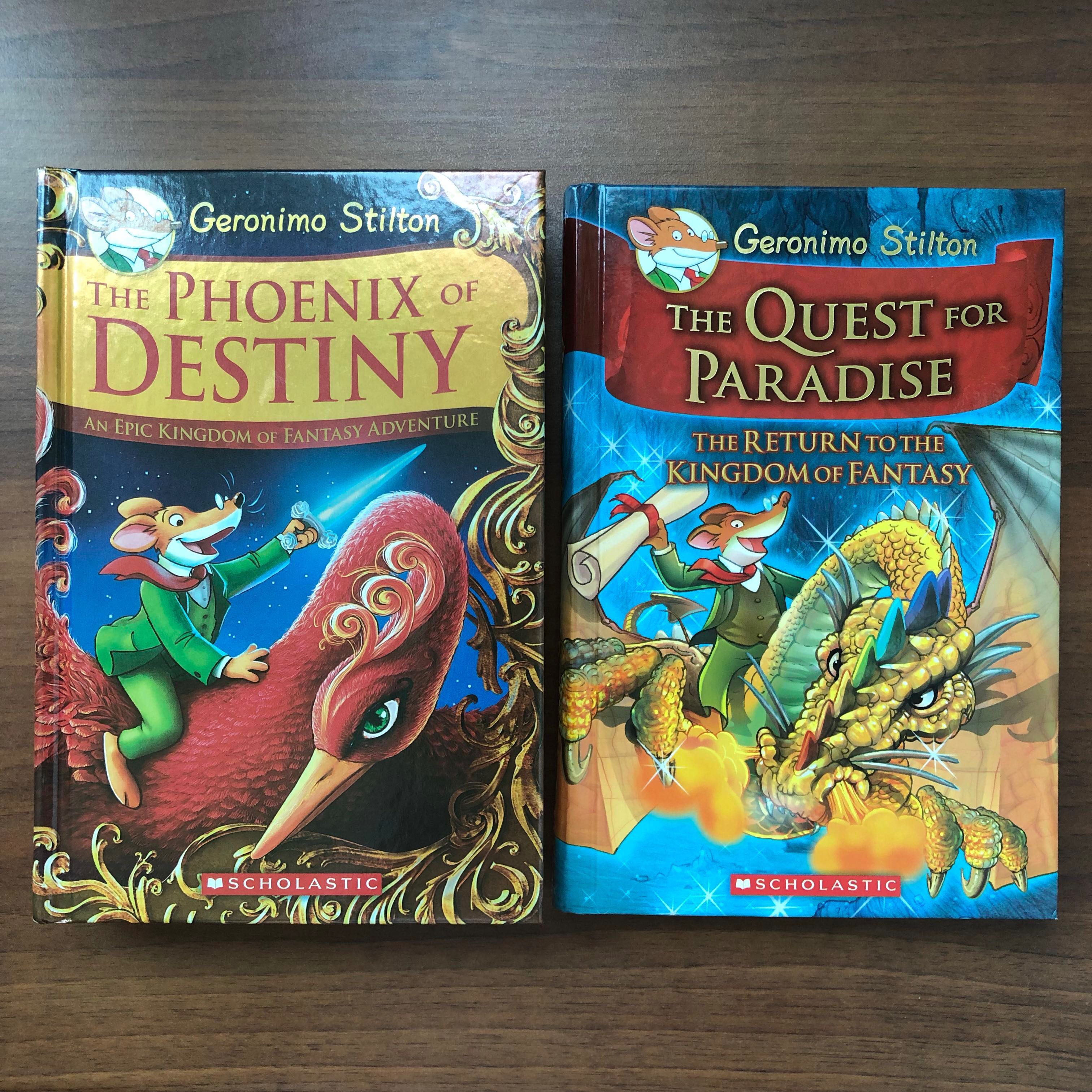 Geronimo Stilton Story Books 1-The Phoenix Of Destiny & {2-The Quest