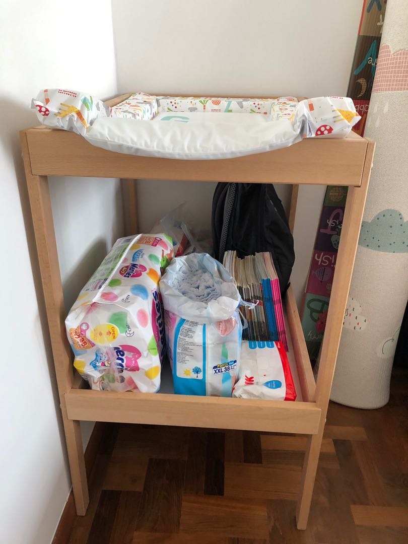 Giveaway Ikea diaper change station, Babies & Kids, Bathing