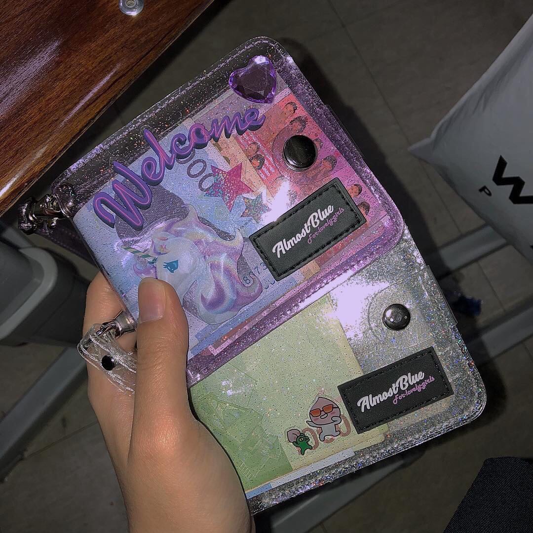 Glitter Jelly Wallet, Women's Fashion, Bags & Wallets, Wallets & Card