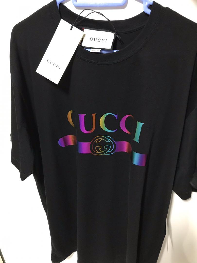 gucci rainbow t shirt