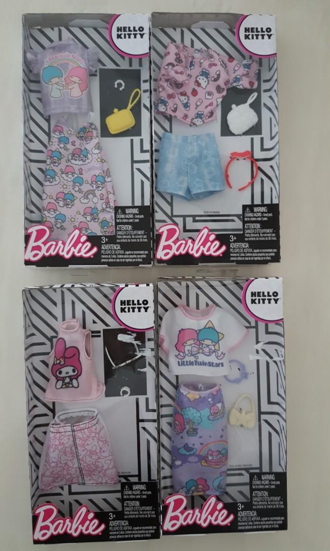 Hello Kitty My Melody Little Twin Star Barbie Outfit Set 4