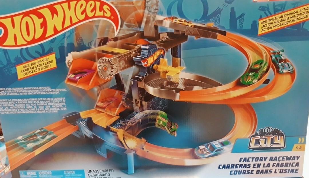 hot wheels city factory raceway