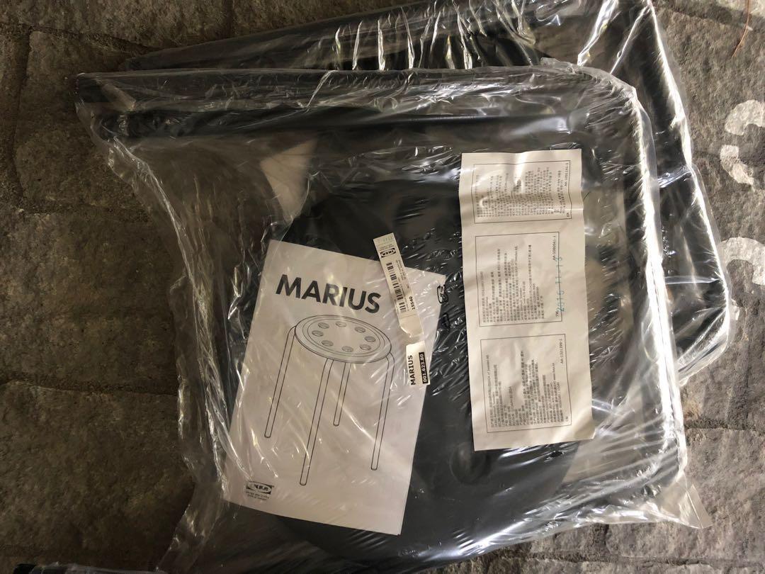 Ikea marius stool hotsell black