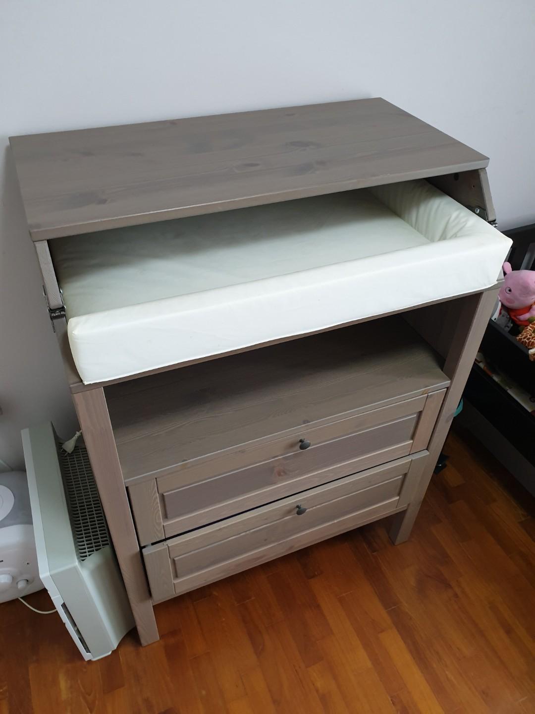 ikea changing table sundvik