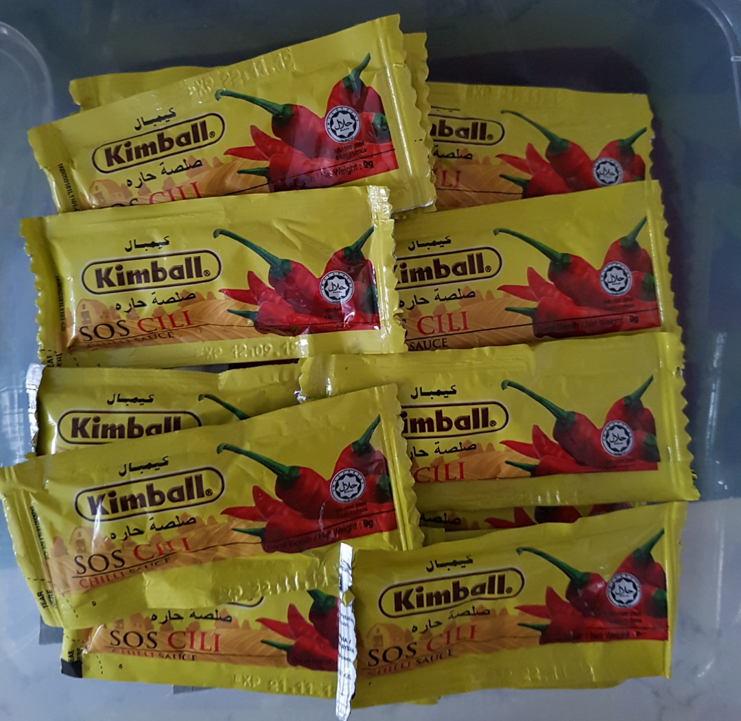 Kimball Chilli Sauce 9g 13pkts Food Drinks Packaged Instant Food On Carousell