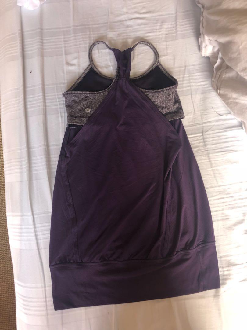 gym top with built in bra