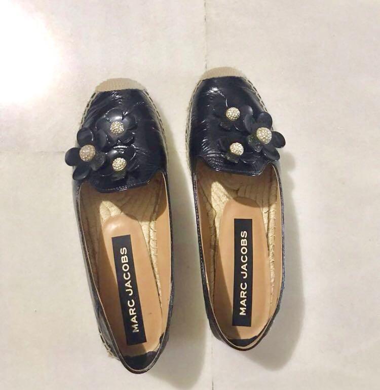 Marc Jacobs Daisy leather espadrilles Women s Fashion Footwear