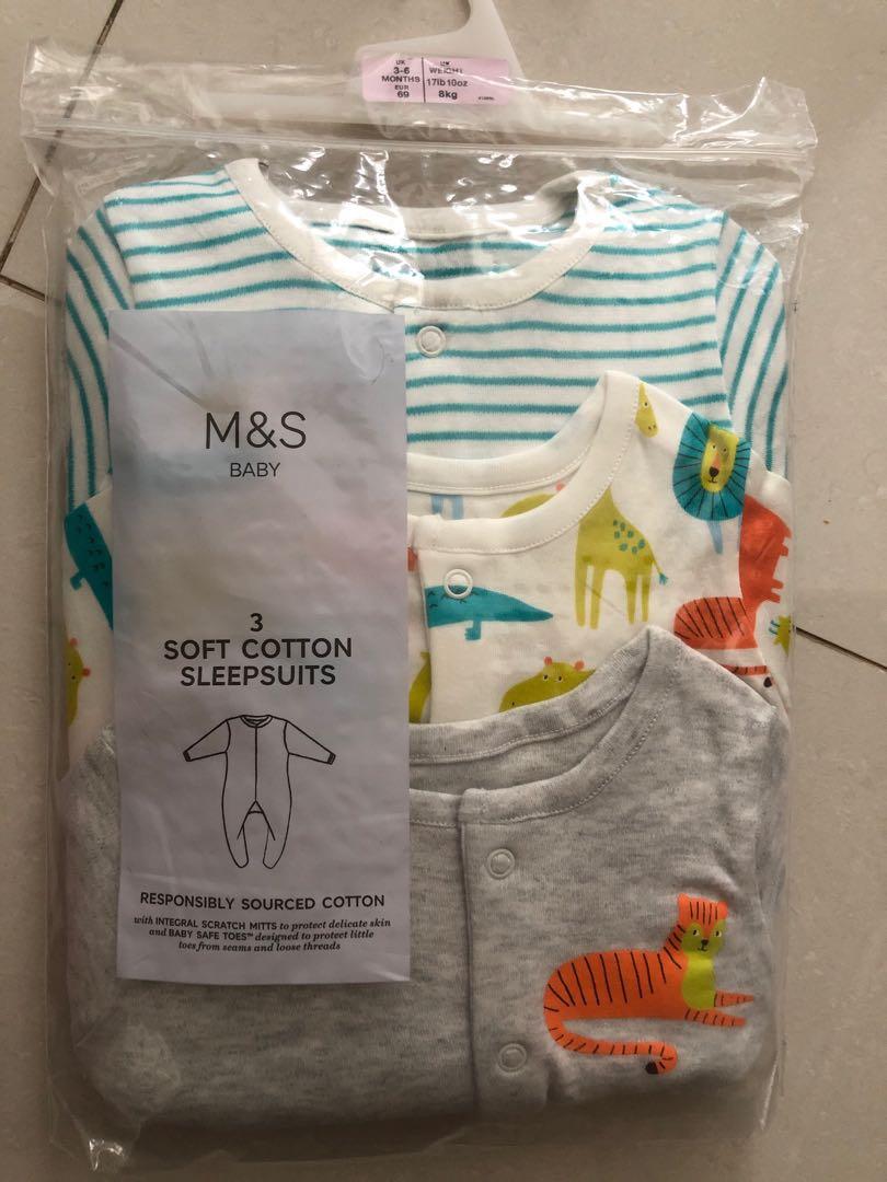 m and s sleepsuits