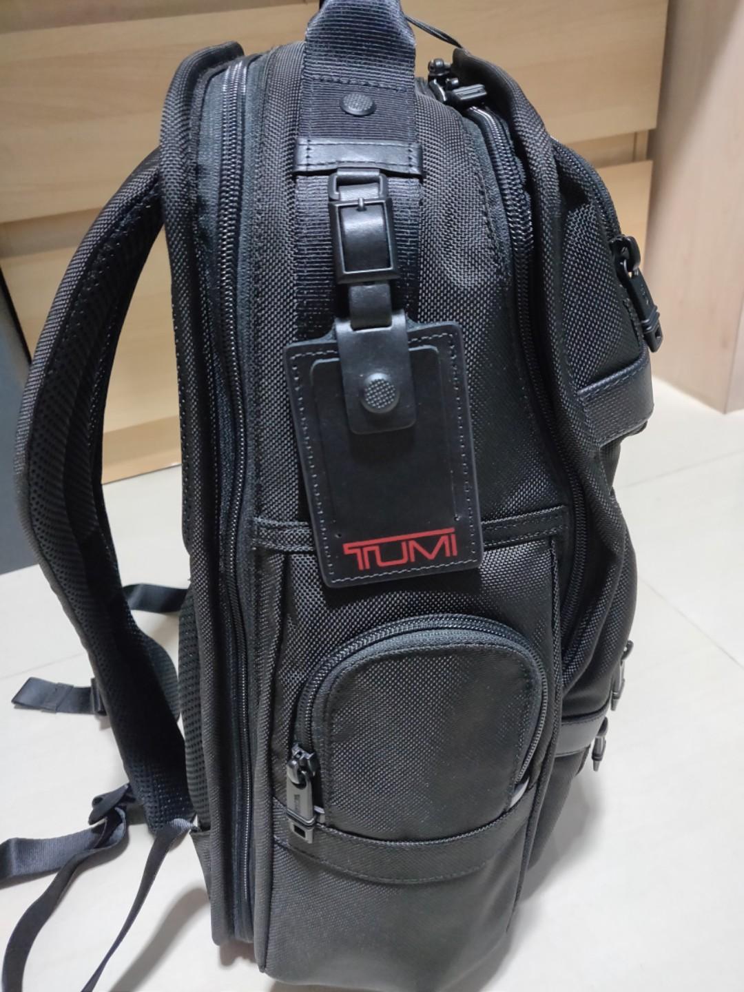 NEW Tumi ALPHA 2 T Pass 26578D2 BLACK Nylon Business Backpack 15
