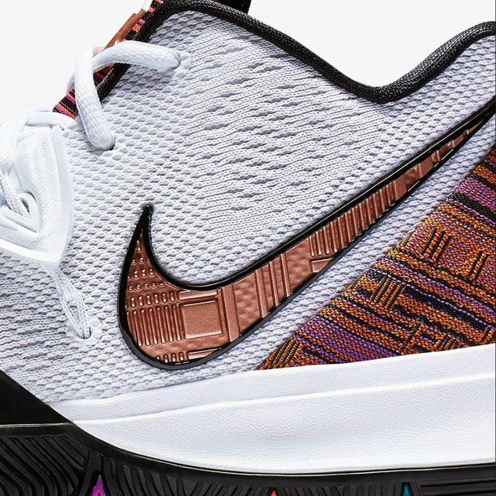 kyrie 5 bhm white