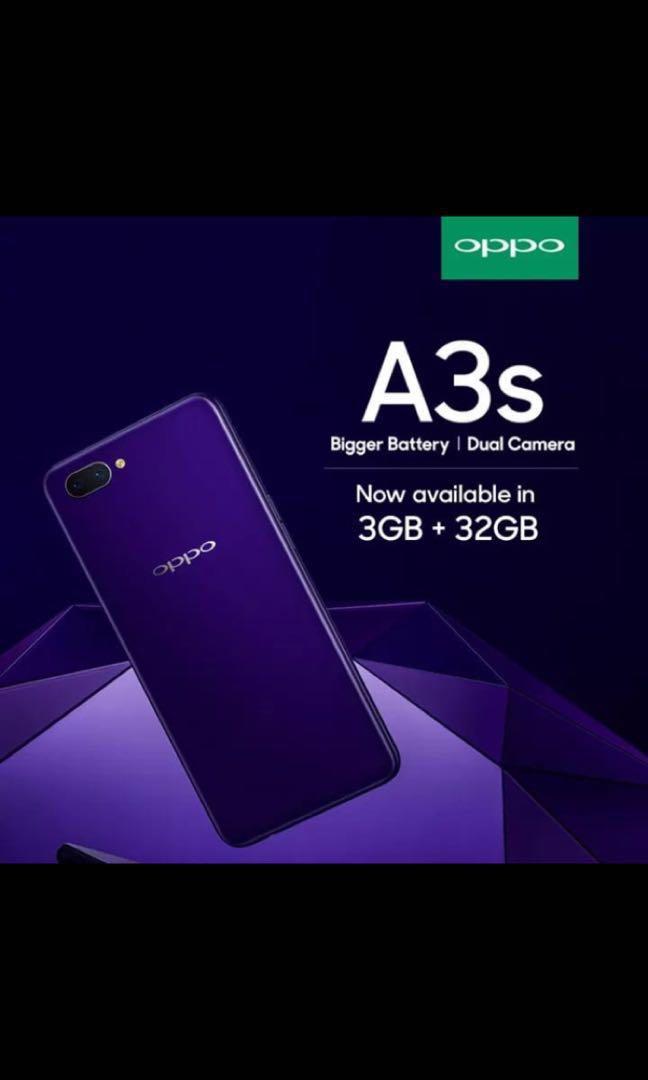 Oppo A3s 3 32 New Original Malaysia Set Mobile Phones Tablets Android Phones Oppo On Carousell