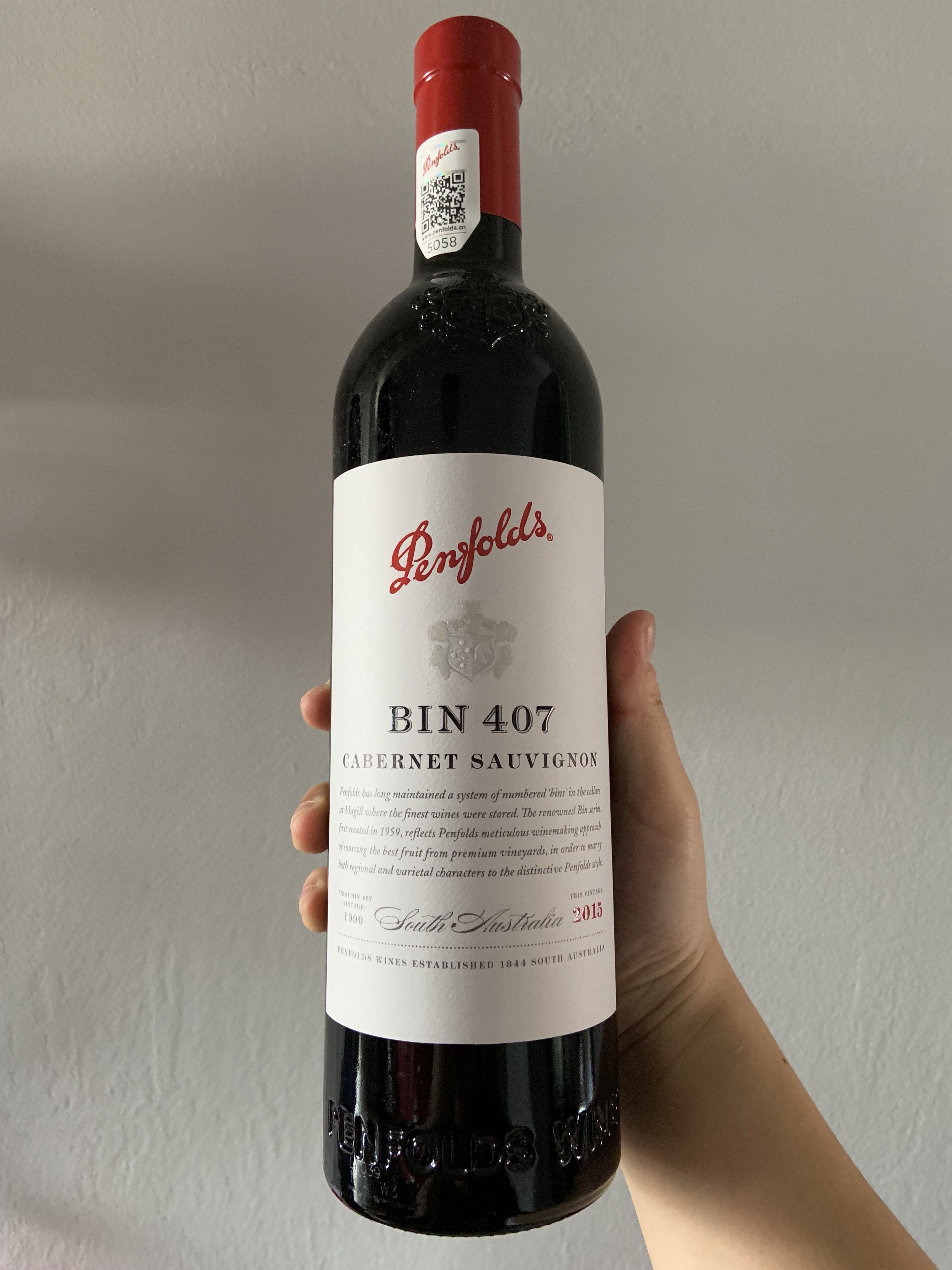 Penfolds Bin 407 Cabernet Sauvignon 2015 Food Drinks Beverages On Carousell Red 1998 penfolds cabernet sauvignon bin 707. penfolds bin 407 cabernet sauvignon 2015