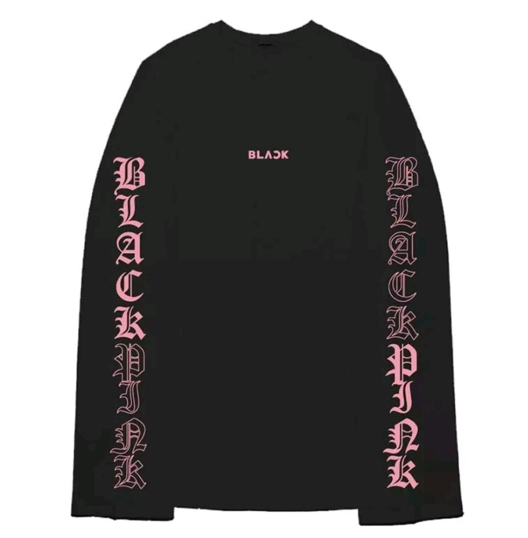 PO Blackpink concert long sleeve T shirt