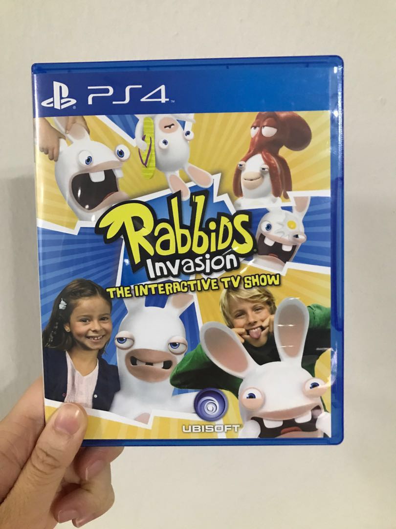 PS4 Rabbids invasion the interactive TV show, Video Gaming, Video Games ...