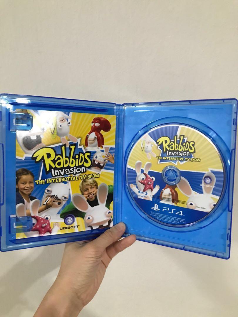PS4 Rabbids invasion the interactive TV show, Video Gaming, Video Games ...