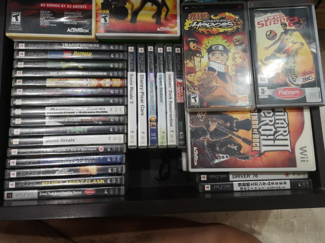 old psp games list