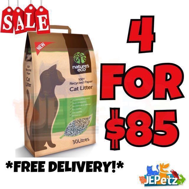 Sale Nature Eco S Cat Litter 30l Pet Supplies For Cats Health