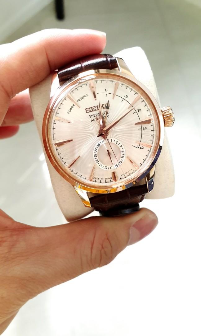 Seiko Presage Cocktail Time Rose Gold, Men's Fashion, Watches &  Accessories, Watches on Carousell