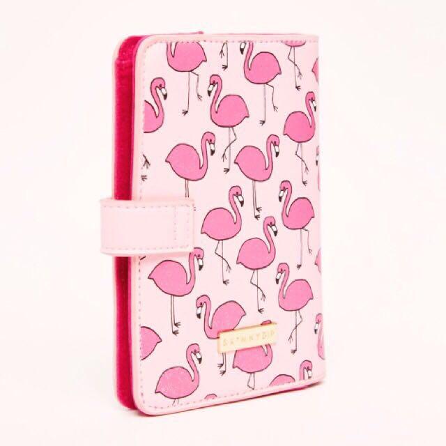 Sweet Pink Flamingo Passport Cover, Hobbies & Toys, Travel, Travel