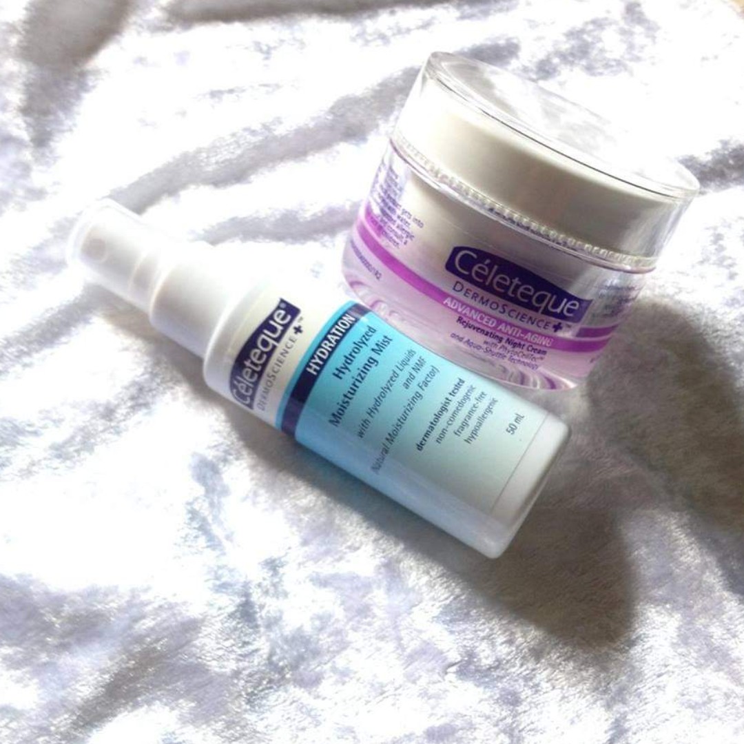 celeteque moisturizer at night