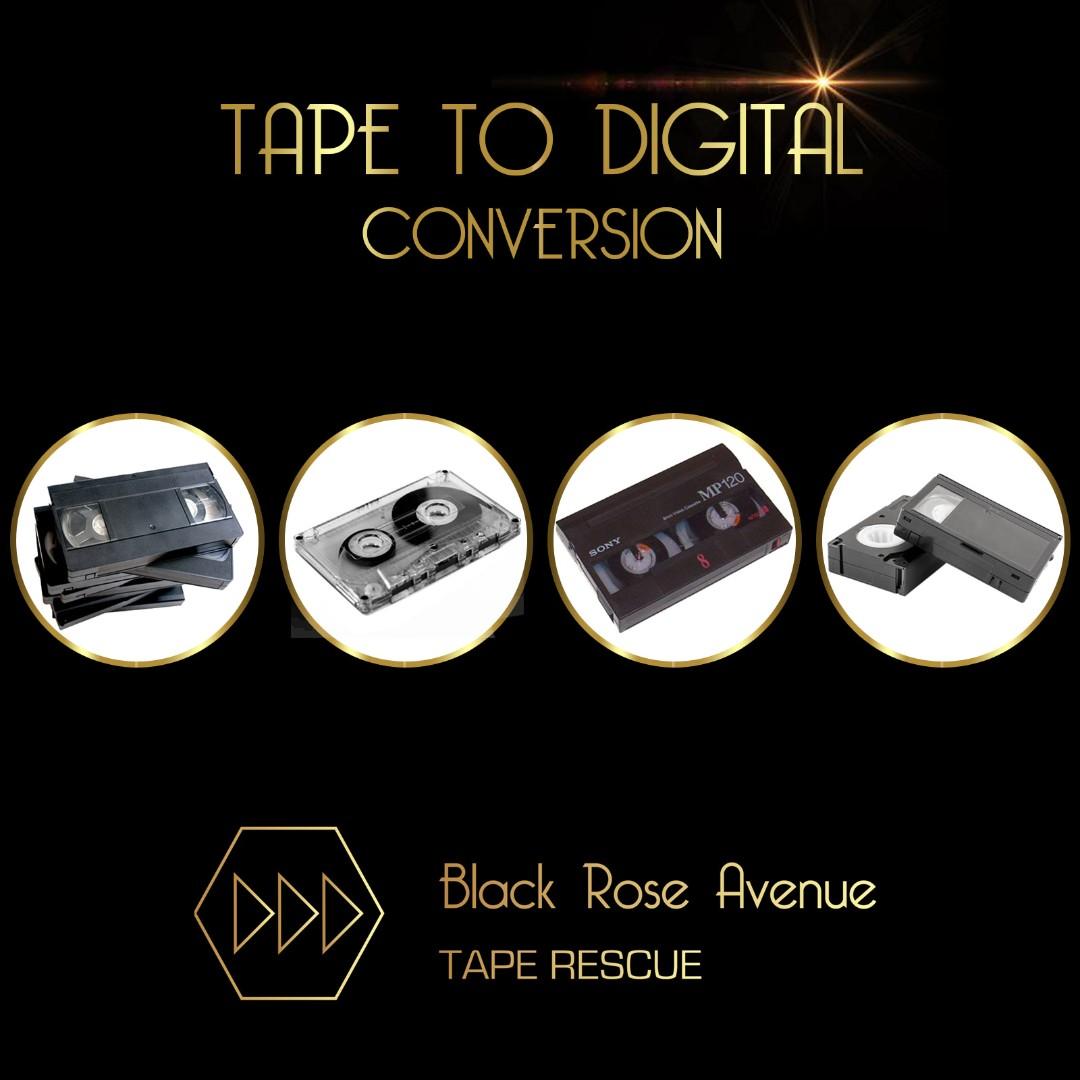 Tape Conversion Services (Category: Home Improvement Tools & Accessories) located in Singapore. Submitted by digitaro (Listing ID 67469009, Image 1). Description: Don't let go of your cherished memories just because they're in an outdated format. We're the experts you need to safely transfer your precious home movies from tapes to digital formats. We have earned the trust of many in Singapore who come to us to breathe new life into their wedding 