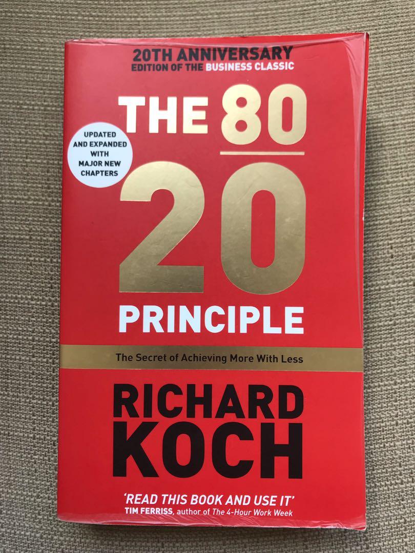 The 80 20 Principle Books Stationery Non Fiction On Carousell