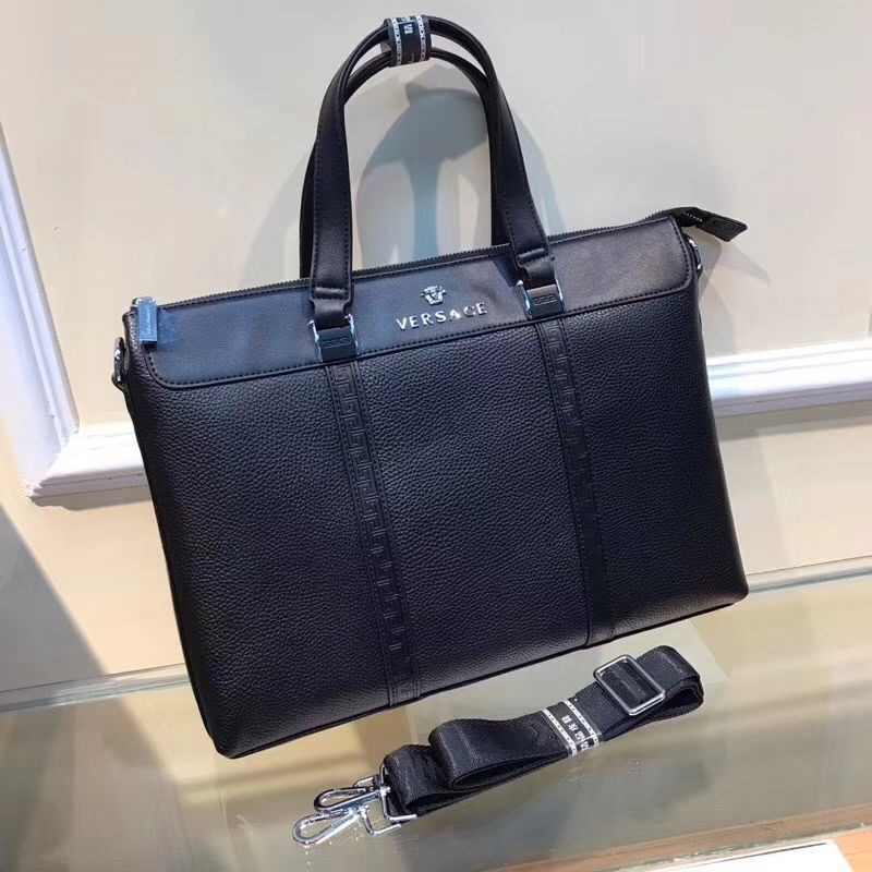 Versace document/laptop bag, Luxury, Bags & Wallets on Carousell