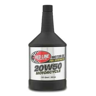 Red Line High Performance MotorCycle Oil 20w50