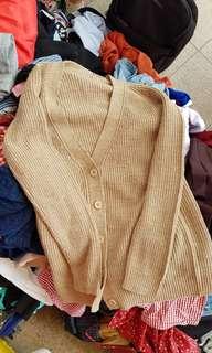Oatmeal Knitted Cardigan