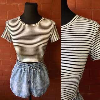 Striped Crop Top