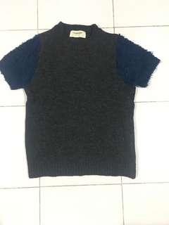 W. Dress room grey blue knitted sweater