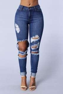 Fashion Nova Beach Bum Jeans