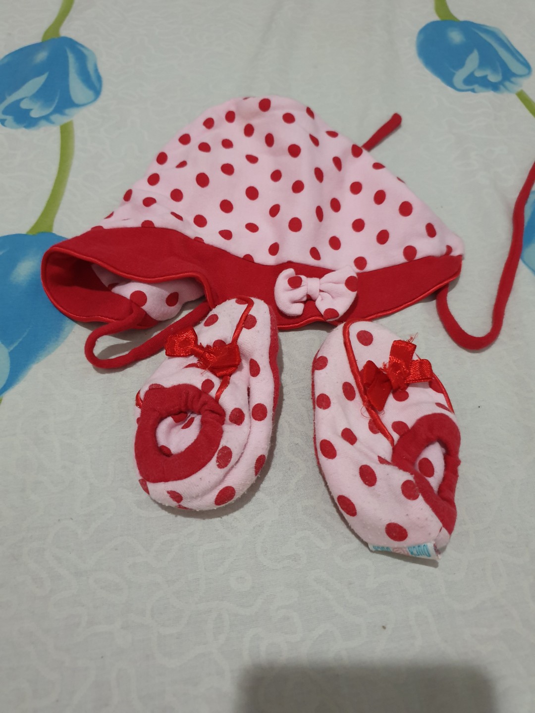 1 Set Topi Dan Sepatu Bayi Baru Lahir Bayi Anak Baju Bayi Di Carousell
