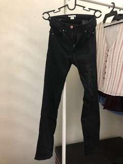 H&m black skinny jeans