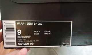 NIKE AIR FORCE 1 JESTER WOMEN SIZE 9