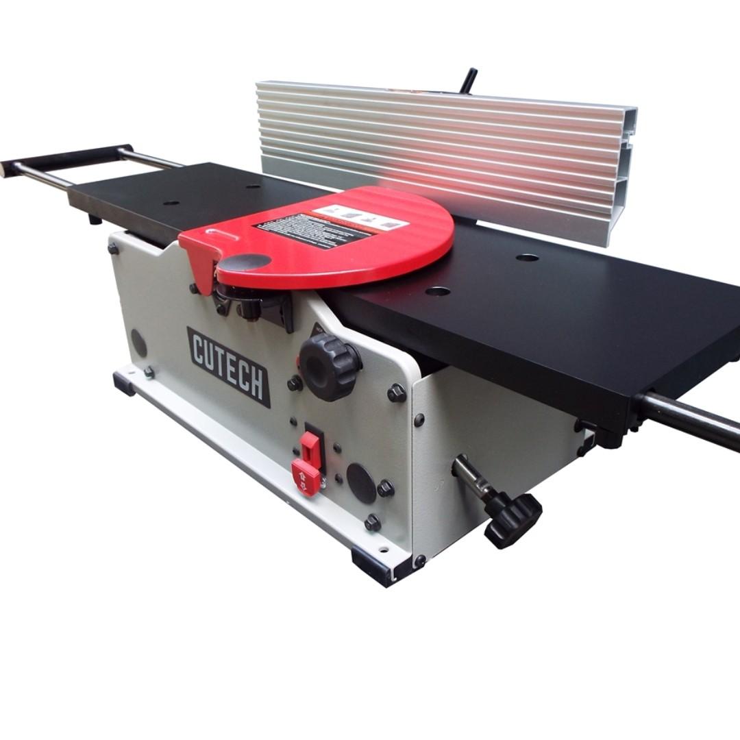 8 Bench Top Spiral Cutterhead Jointer Teflon Coated For