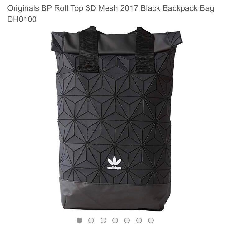 Adidas Originals BP Roll Top 3D Mesh, Men's Fashion, Bags \u0026 Wallets,  Backpacks on Carousell
