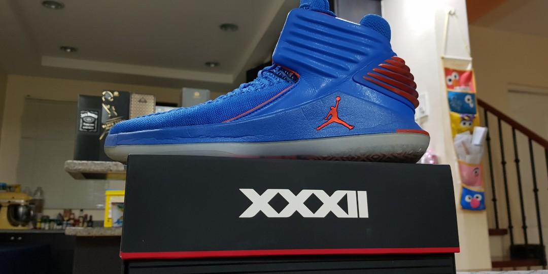 Jordan 32 blue orange hotsell