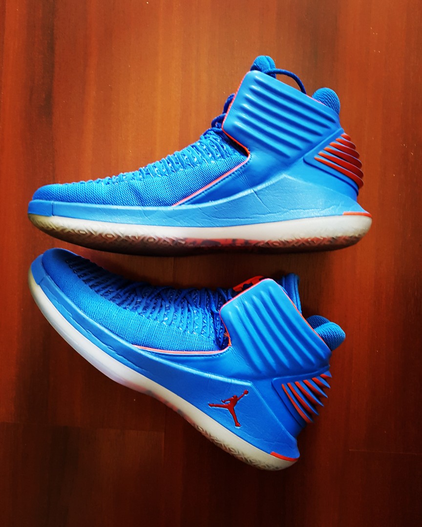 Jordan 32 light blue hotsell
