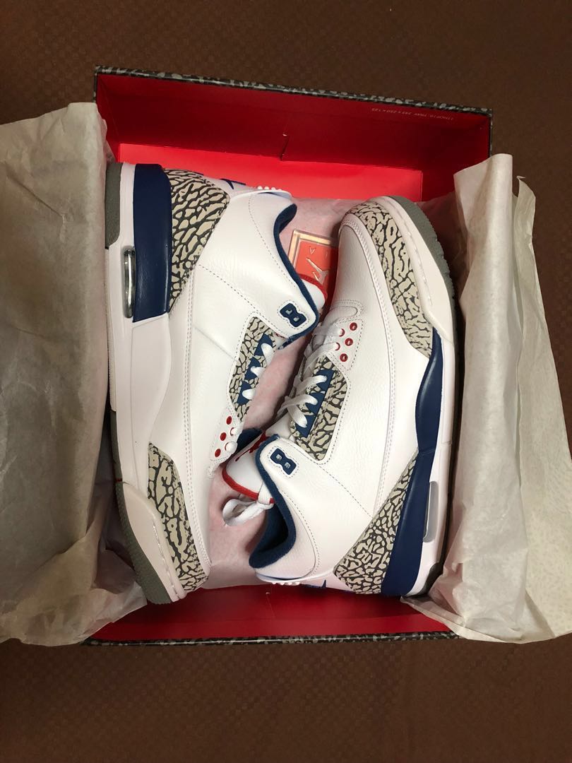 true blue 3s size 12