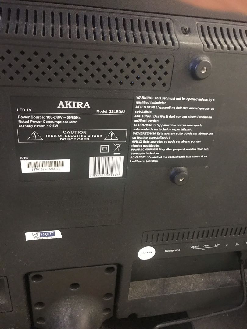 Akira Led Tv, TV & Home Appliances, TV & Entertainment, TV on Carousell