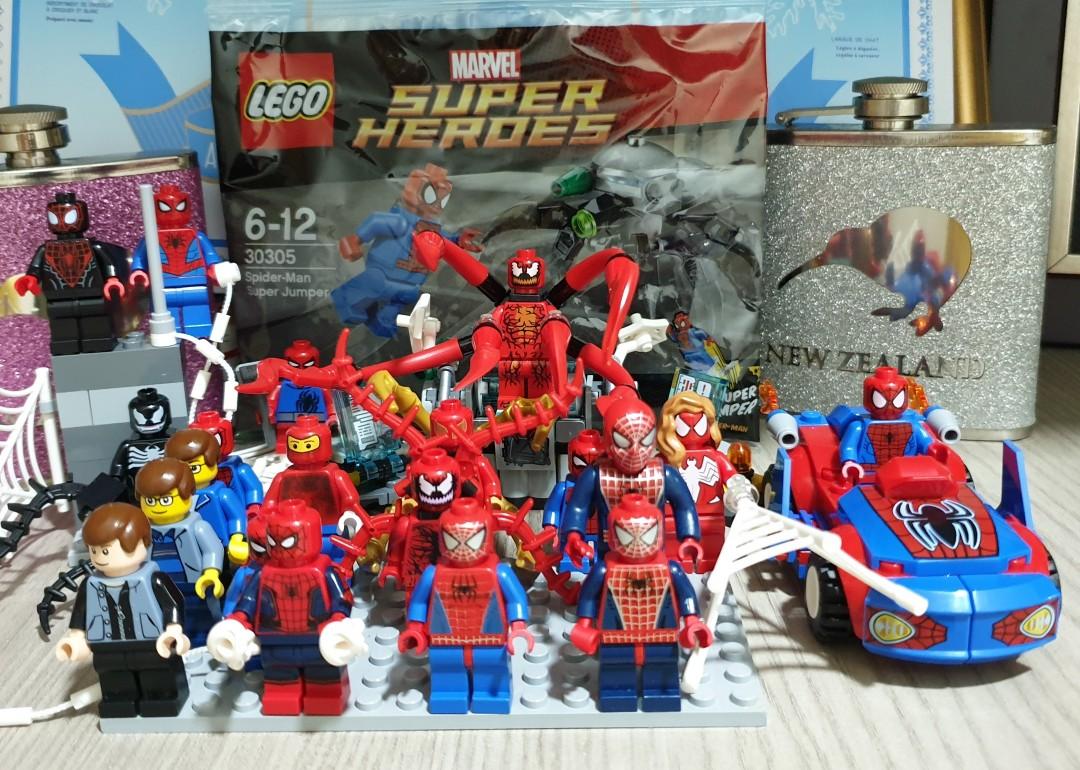 all spiderman lego figures