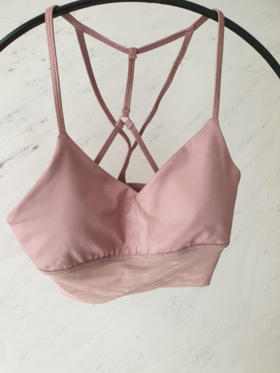 Alo yoga lush bra smokey quartz XS Women s Fashion Activewear on