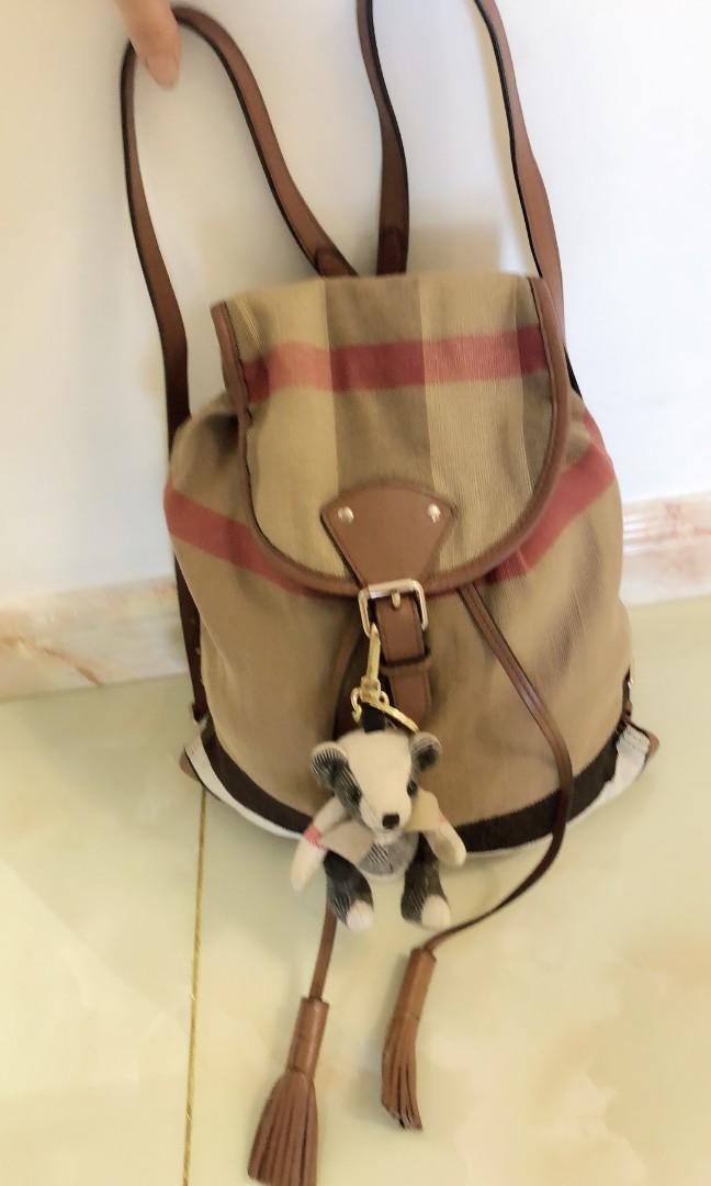 Authentic Burberry Backpack, Luxury, Bags & Wallets on Carousell
