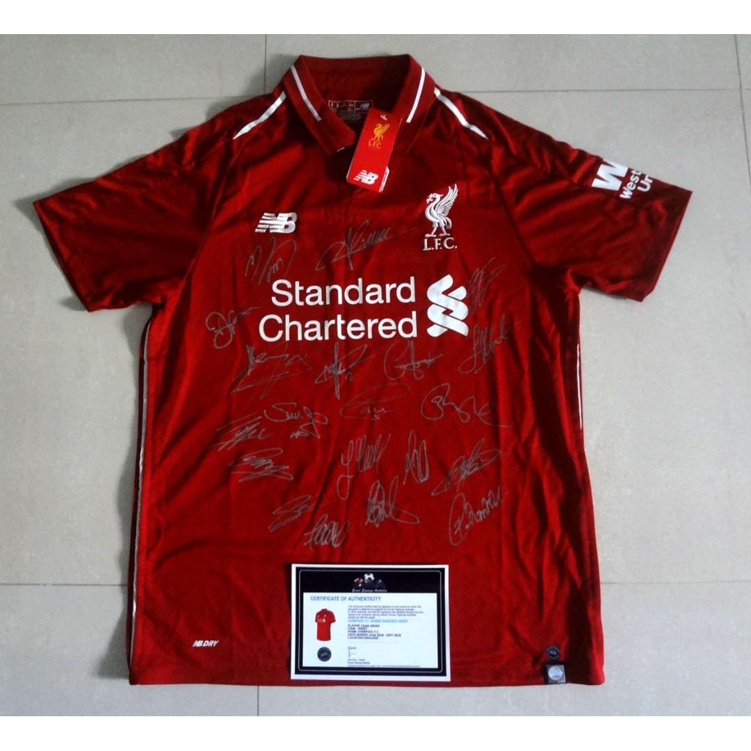 Lfc signed shirt on sale