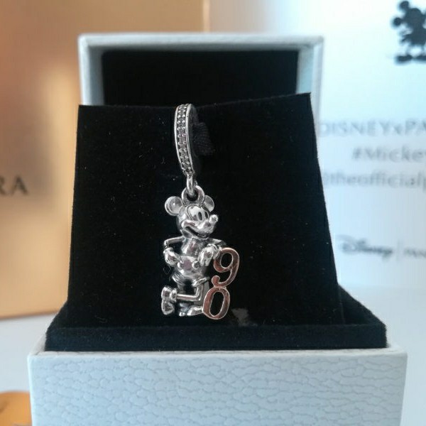 Mickey 90th online anniversary pandora charm